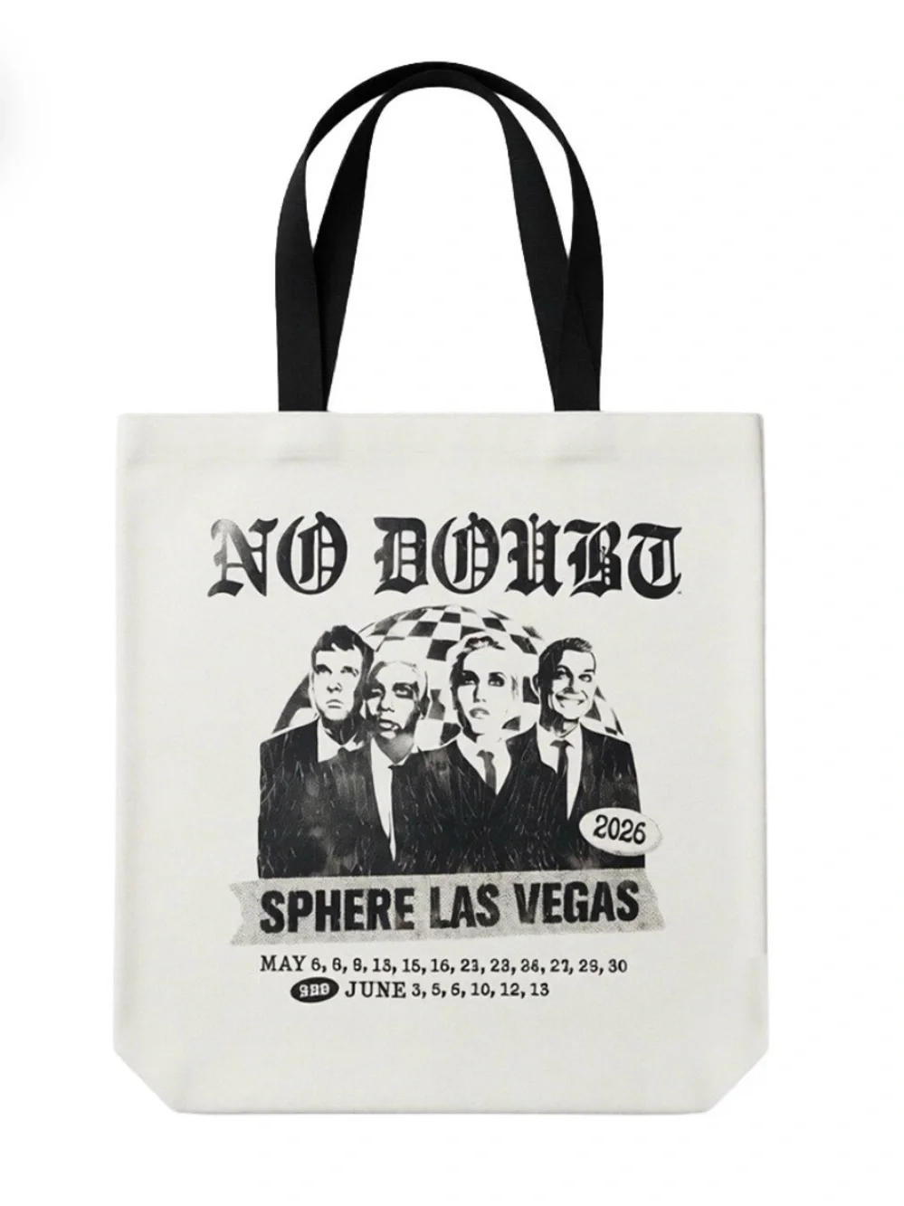 No Doubt Sphere Las Vegas 2026 Tote Bag